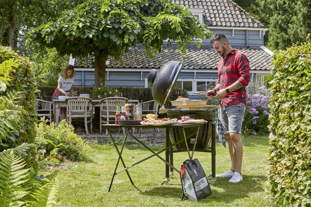 barbecue in tuin